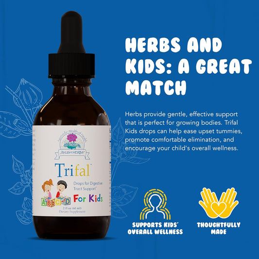 Ayush Herbs Trifal Drops for Kids, Digestive Support Supplement for Children, Drops for Digestion, Intestinal Health, and Antioxidant Boost