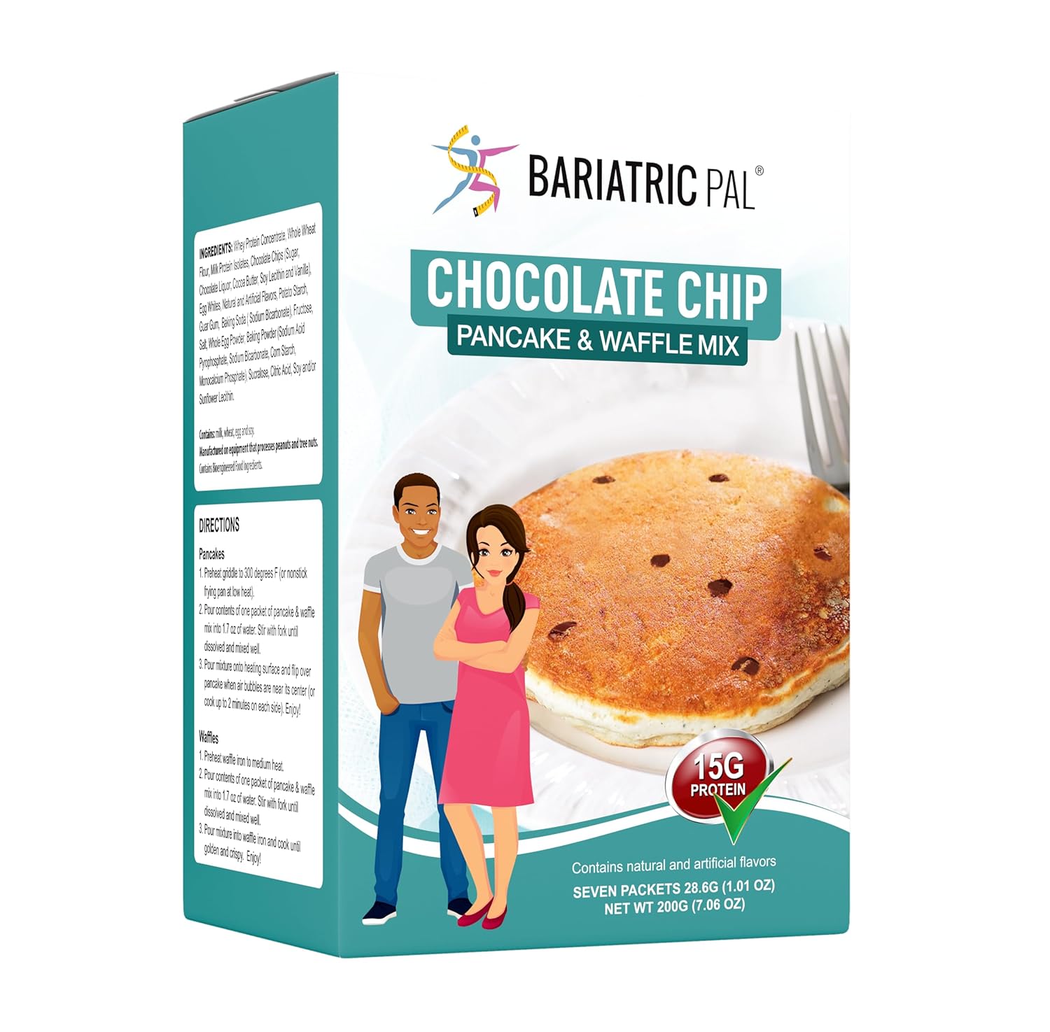 BariatricPal Hot Protein Breakfast - Chocolate Chip Pancake Mix (1-Pack)