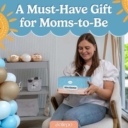 Baby Wipe Warmer With Night Light And 3 Heat Modes, Baby Shower Gifts For Mom, Wipe Warmer And Baby Wet Wipes Dispenser For Large Wipes, Wipes Warmer For Newborn Baby, Calentador De Wipes Para Bebes