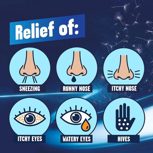 Benadryl Allergy Relief Capsules (1 X 24), Antihistamine Capsules With Acrivastine, Hayfever Tablets For Relief, Suitable For Pet, Dust, And Skin Allergies