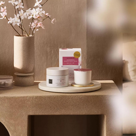 Rituals Body Cream + Refill The Ritual Of Jing Gift Set - Moisturising Body Cream With Lotus Flower And Jujube - Soothing Properties, 220Ml + 220Ml