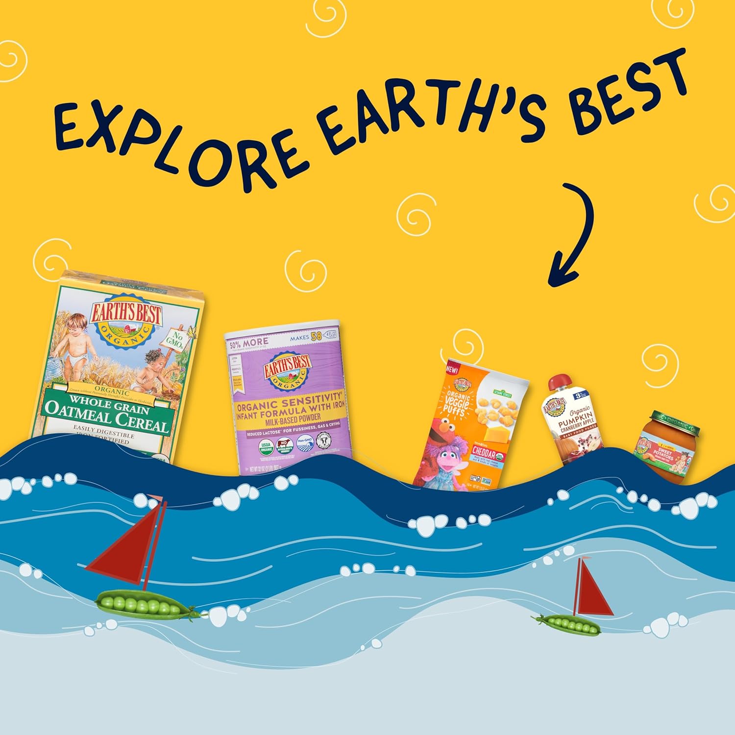 Earth'S Best Pasta + Veggie Puree Organic Mac + Cheese With Veggies 4 Oz Pouch (Pack Of 12)