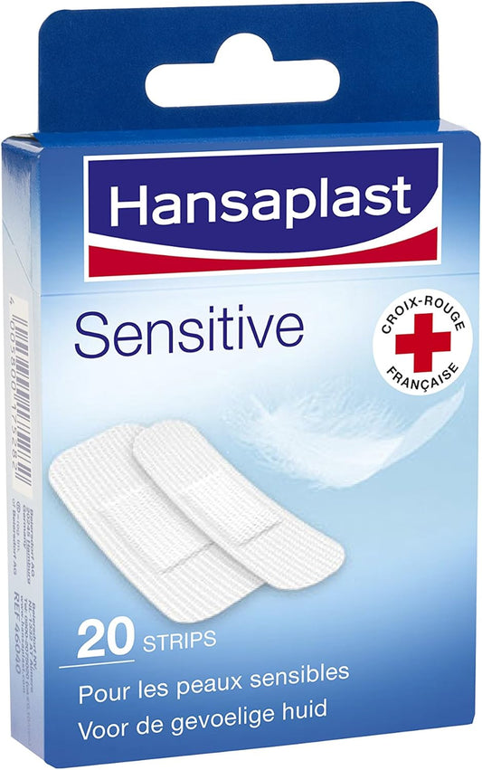 Hansaplast Pack Of 20 Sensitive Plasters 2 Sizes