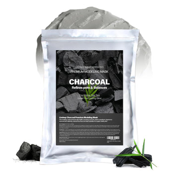 Lindsay Premium Charcoal Modeling Pack | Organic Charcoal Powder Facial Mask | Hydrating & Deep Pore Cleansing Mask | Charcoal Face Mask | Clay Mask Skin Care (Pack Of 1, 2.2 Lbs)