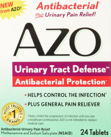 Azo Urinary Tract Defense Antibacterial Protection 24 Count (Pack Of 2)