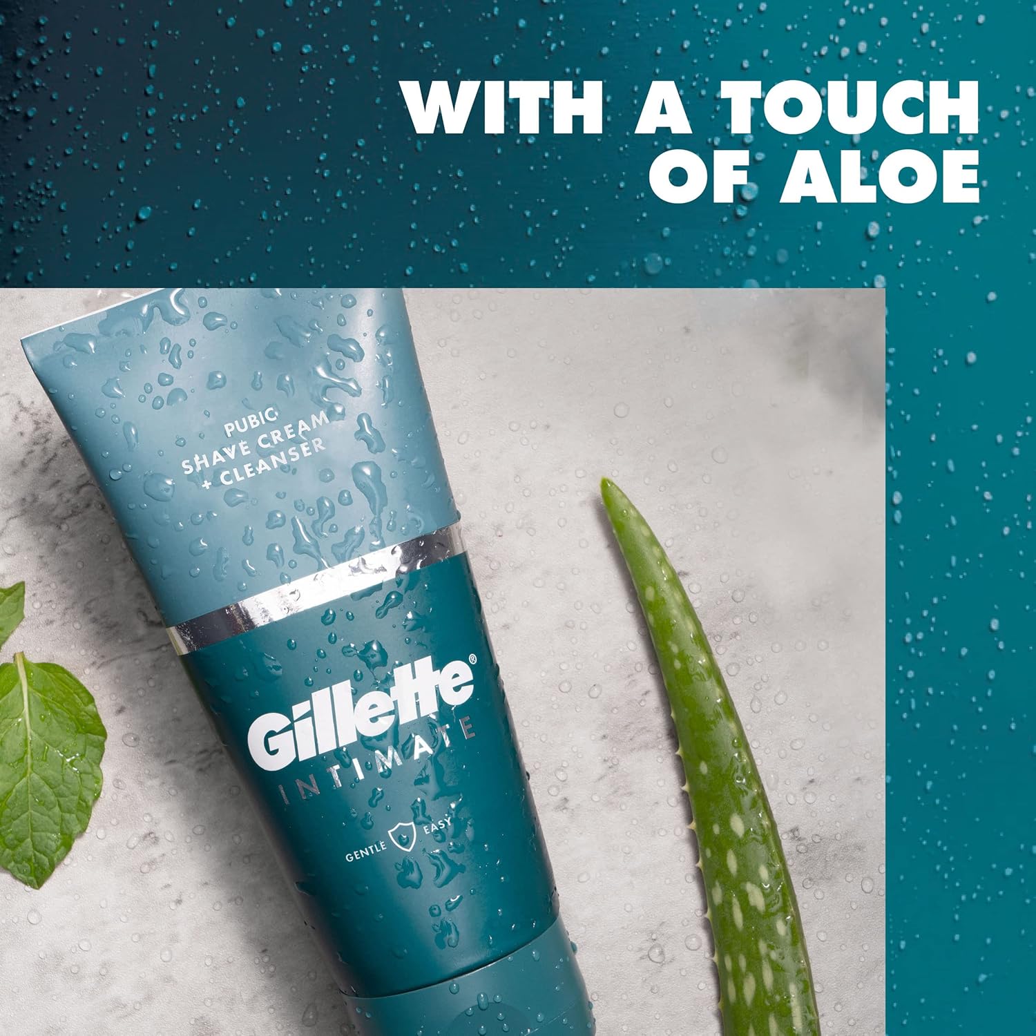 Gillette Intimate 2 in 1 Pubic Shave Cream + Cleanser, Gentle Formula, Formulated for Pubic Hair & Skin, with Aloe, Paraben Free (177 ml) : Beauty & Personal Care