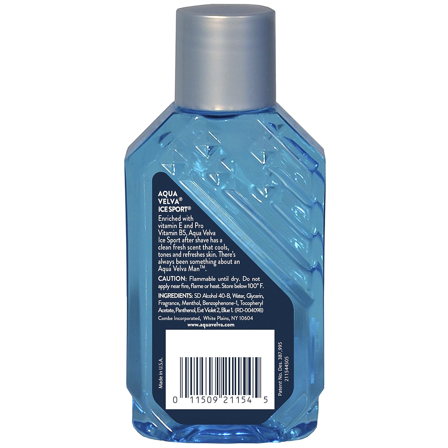 Aqua Velva Cooling Mens After Shave, Ice Sport, Vitamin E And Pro Vitamin B5, Soothes, Cools, And Refreshes Skin, 3.5 Ounce
