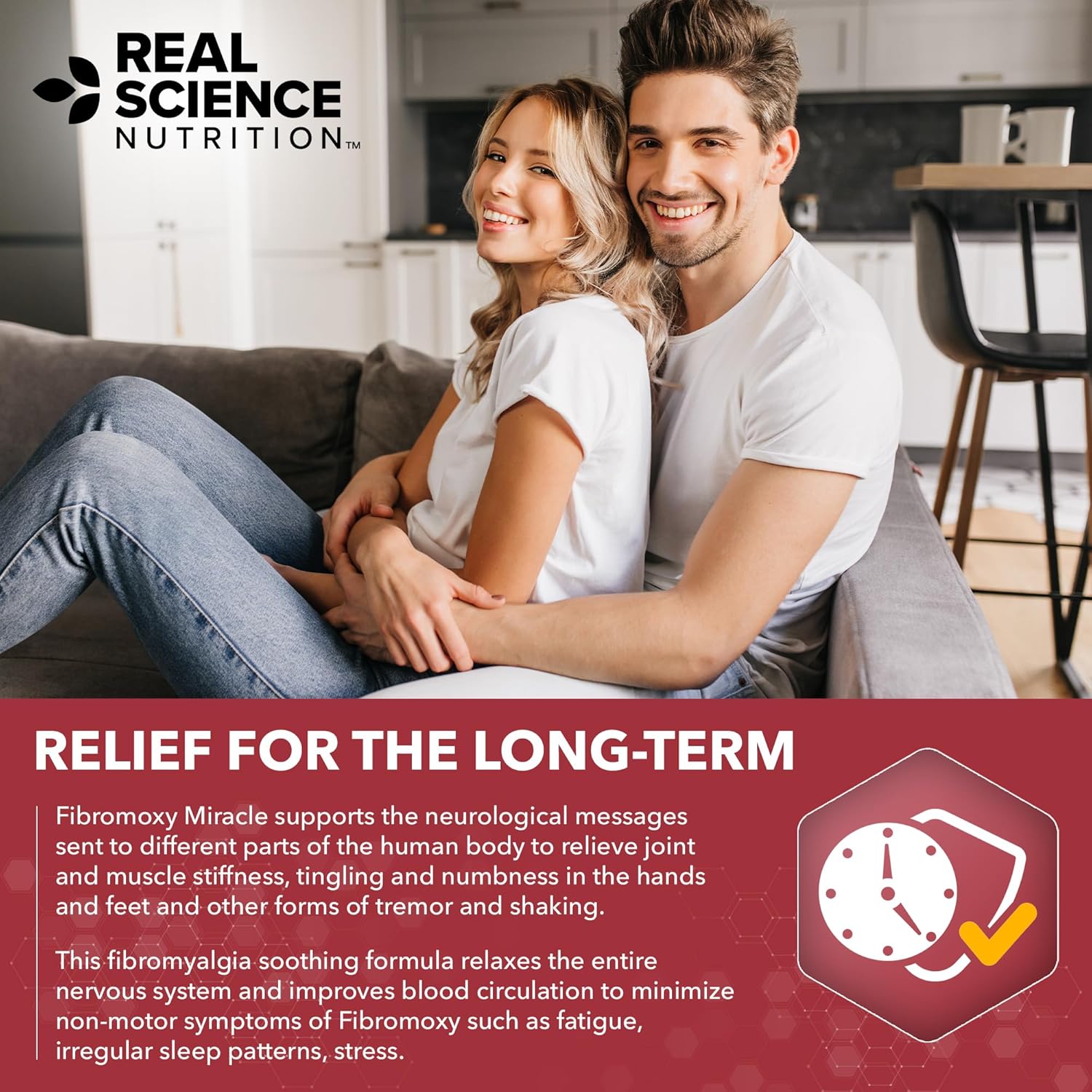 Real Science Nutrition Offers Fibromoxy Miracle- Relief From Symptoms Of Fibromyalgia Including Body Pain And Stiffness, Tenderness, Morning Stiffness, Swelling And Tingling In Extremities. : Health & Household