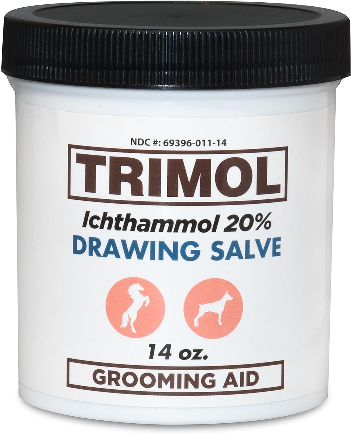 Ichthammol 20% Drawing Salve Grooming Aid, 14 Oz, Soothing Skin Relief And Treatment Of Eczema, Psoriasis