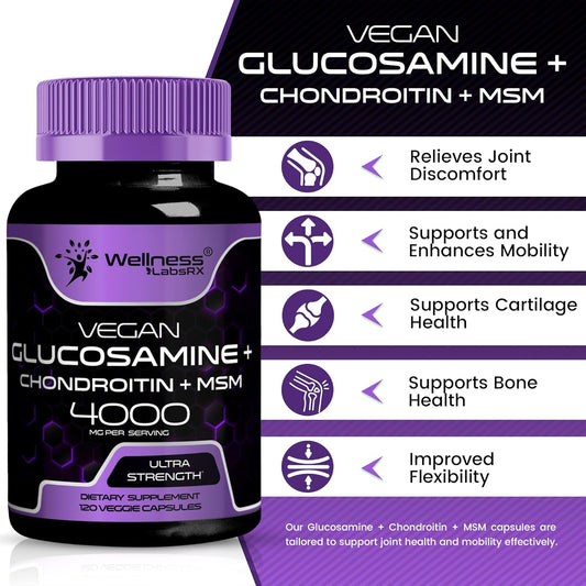 Glucosamine Chondroitin Msm - 4000Mg - 240 Count