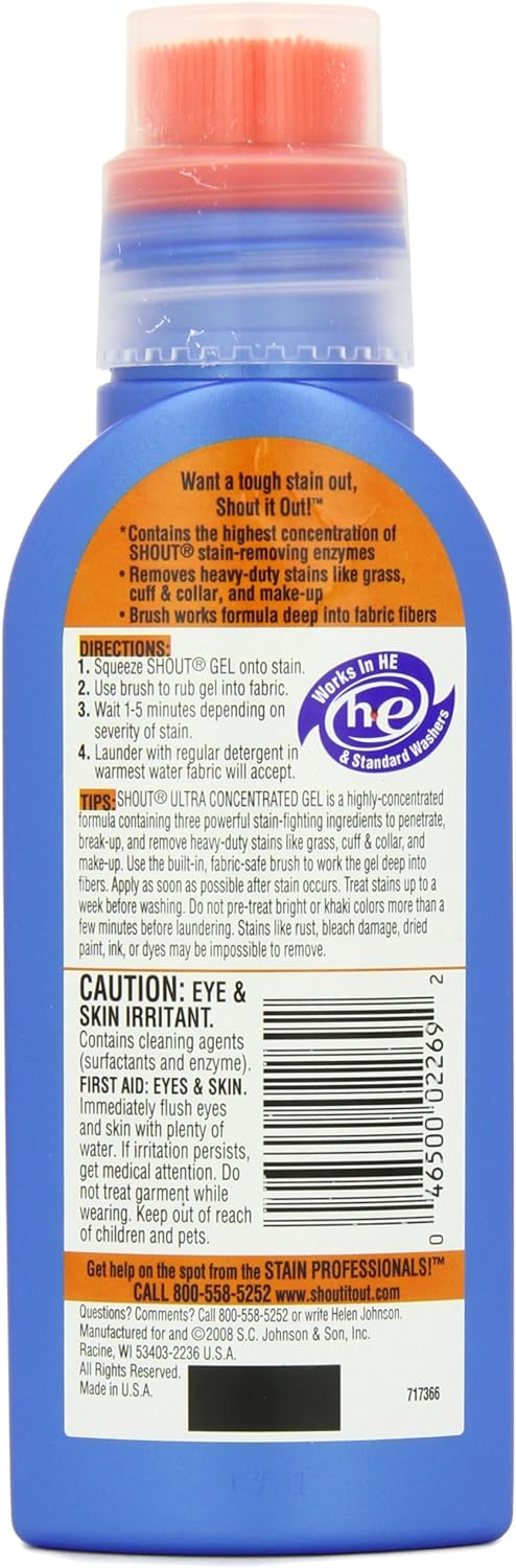 Shout Advanced Gel, 8.7-Ounce (Pack of 3)