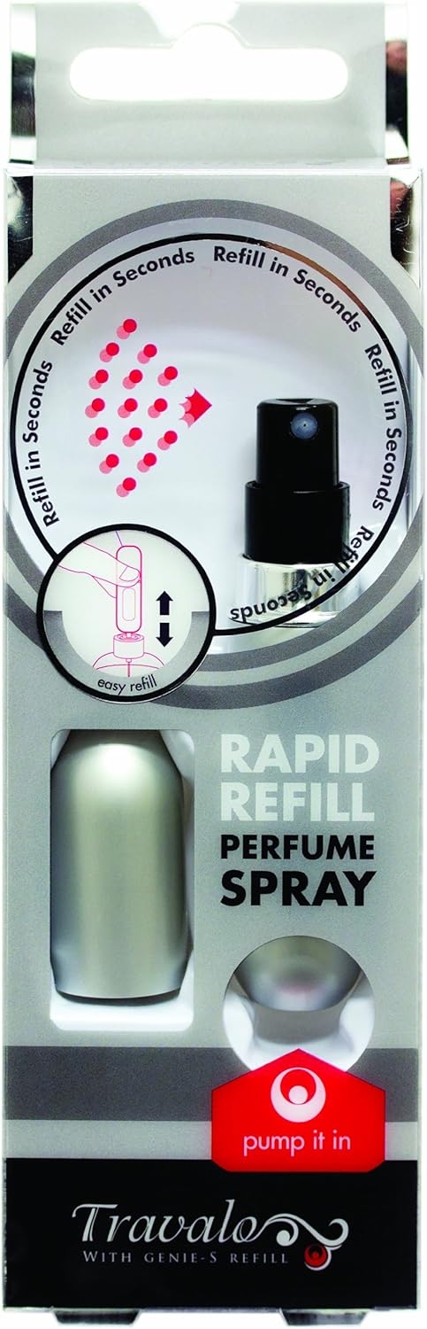 Travalo - Classic Hd Refillable Perfume Spray - Revamped Refill System - Elegant Metal Travel Atomizer - Tsa Flight Approved Portable Perfume Bottle - Glass-Free - Pink - Unisex - 0.17Oz