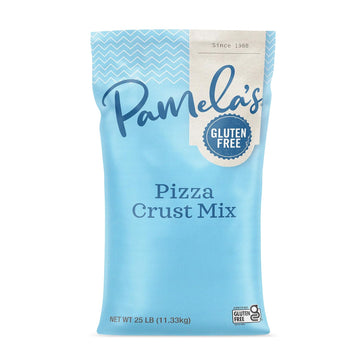 Pamela's Gluten Free Pizza Crust Mix, Non-Dairy, Wheat Free, Foodservice Size, 25-Pound (Pack of 1)