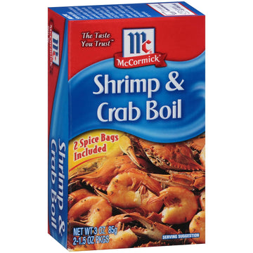 McCormick Golden Dipt Shrimp & Crab Boil, 3 oz (Pack of 12)