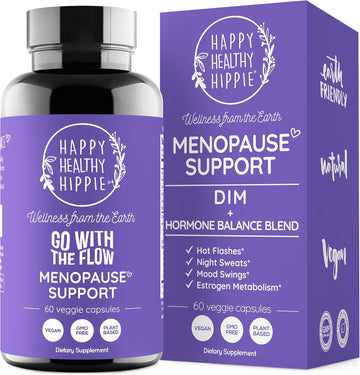 Menopause Supplements For Women – Dim + Probiotics | Estrogen Metabolism & Hormone Balance Support | Perimenopause Relief | Hot Flashes, Mood Swings & Night Sweats | Magnesium Oxide, Dong Quai | 60Ct