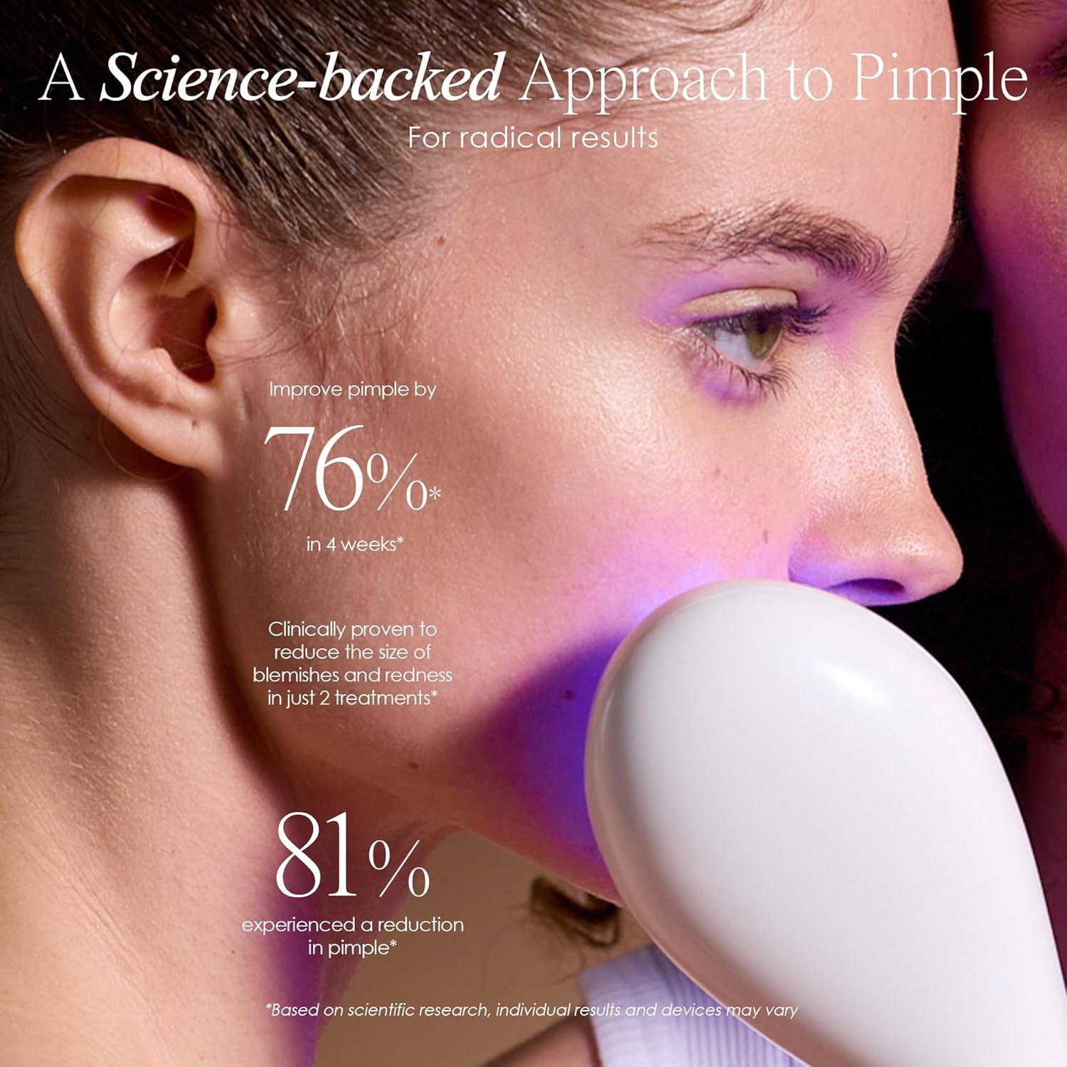 Red And Blue Light Therapy Wand By Proect E Beauty (Lumaglow Red)