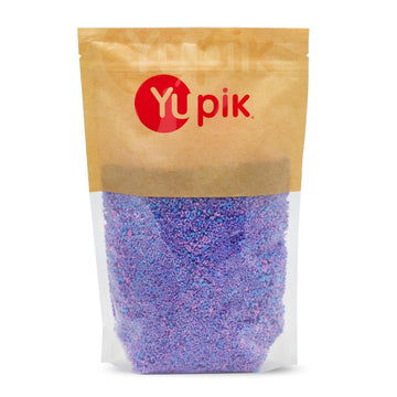 Yupik Cotton Candy Flavored Sprinkles, 2.2 Lb, Kosher, Fat-Free, Made In The United States, Purple Sprinkles, Dessert Topping