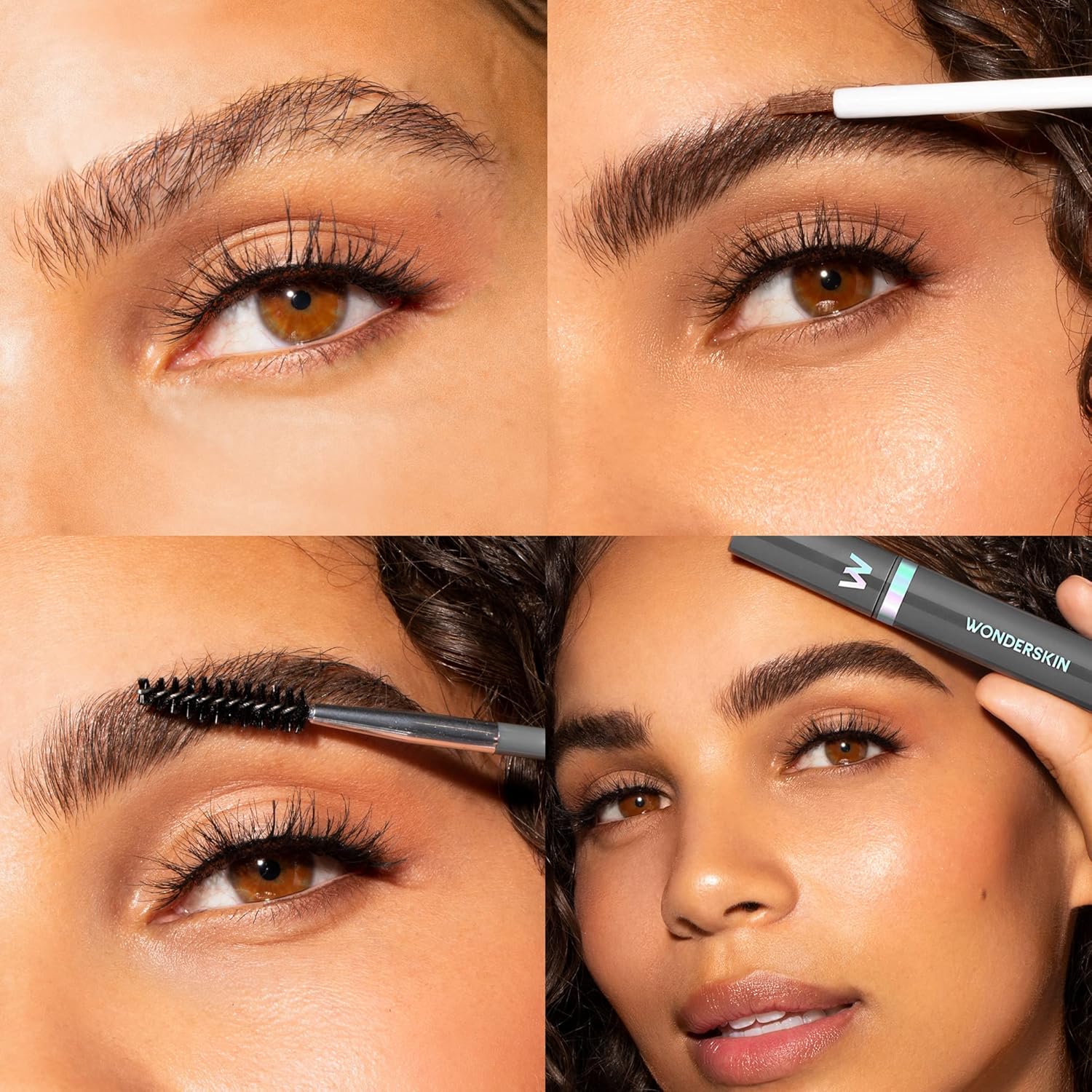 Wonderskin Dream Brow Eye Brow Gel, Long Lasting Eyebrow Gel, Water-resistant, Transfer Proof Tinted Filler Eyebrow Mascara (Dark Brunette) : Amazon.co.uk: Beauty