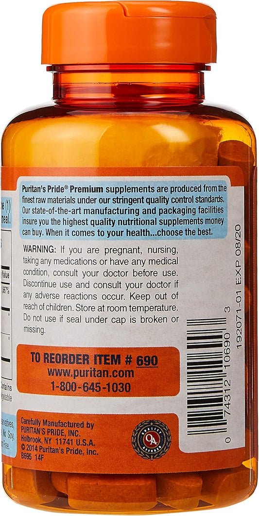 Puritan's Pride 1000 mg with Bioavonoids & Rose Hips Supports Immune System