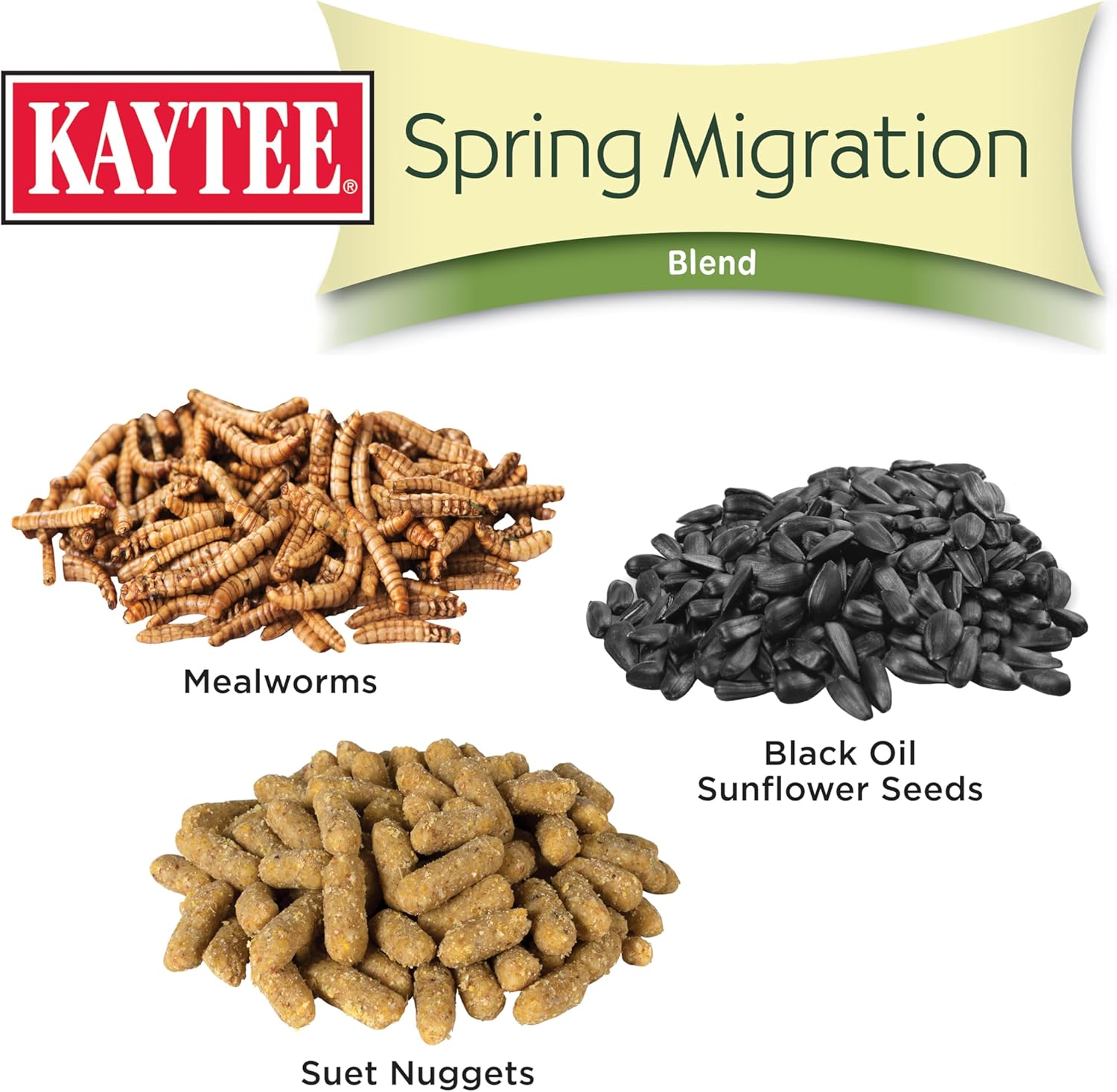 Kaytee Wild Bird Food, Spring Migration Seed Blend, 8 lb : Pet Supplies