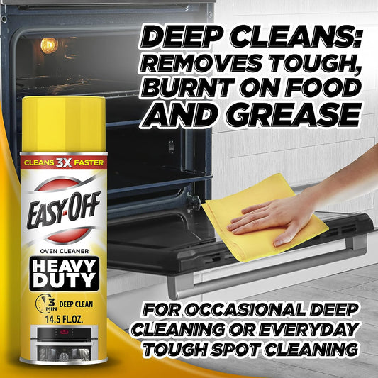 Easy-Off Heavy Duty Oven Cleaner, Regular Scent 87 oz (6 Cans x 14.5 oz)