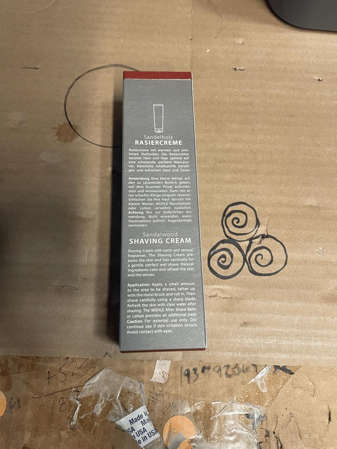 Mühle Shave Care Sandalwood Shaving Cream 75Ml : Beauty & Personal Care