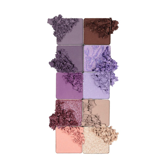 Pacifica Beauty, Purple Nudes Mineral Eyeshadow Palette, 10 Wearable Purples Shades, Matte, Shimmer, Metallic, Eye Makeup, Longwearing And Blendable, Infused With Cocoa Butter, Vegan, Cruelty Free