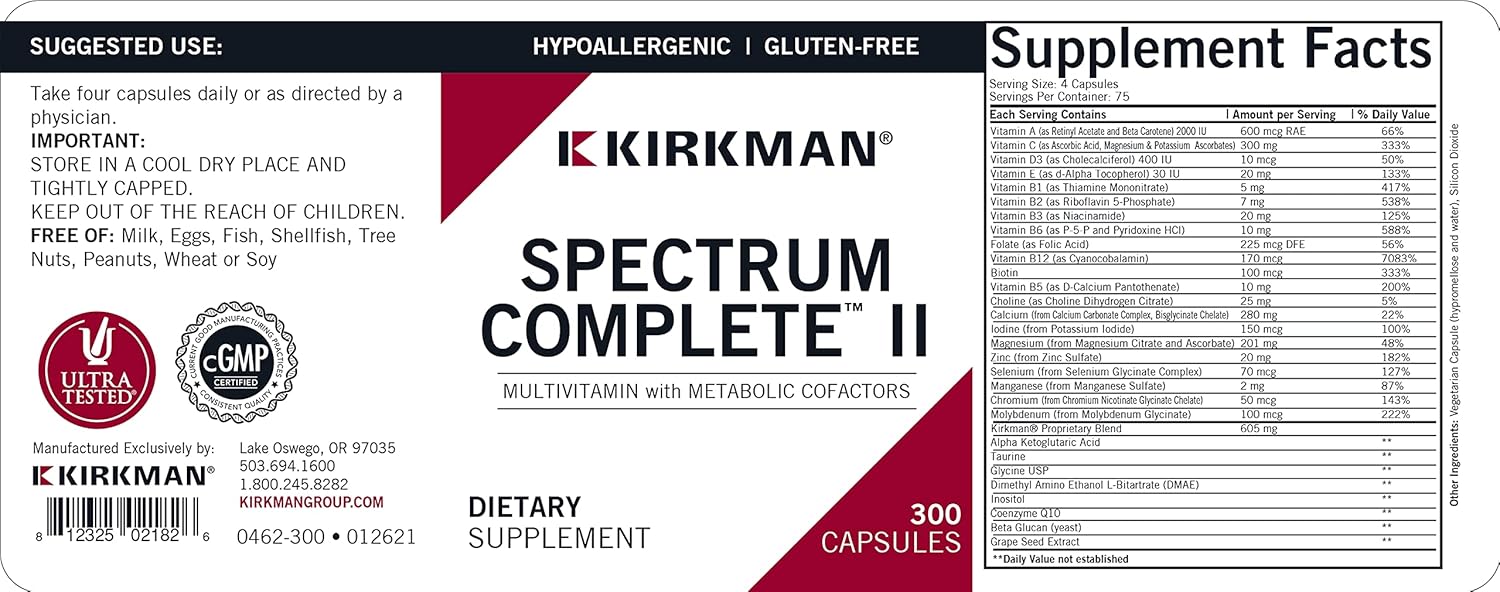 Spectrum-Complete II Capsules - Hypo : Health & Household