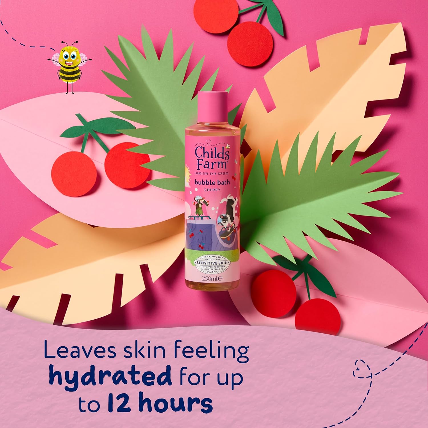 Childs Farm Kids Bubble Bath, Cherry | Gently Cleanses & Soothes | Suitable for Dry, Sensitive Skin, 250ml : Amazon.co.uk: Health & Personal Care