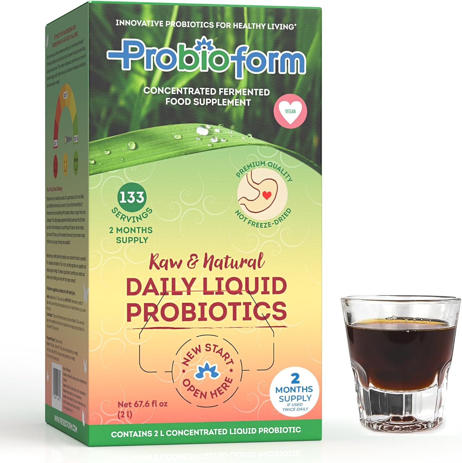 Probiotics, Probio-Cultures Complex, Intestinal Cleansing With Healthy Bacterial Strains, Intestinal Bacteria & Improve Intestinal Flora, Natural Enzymes, Minerals, Vitamin B & Vitamin K