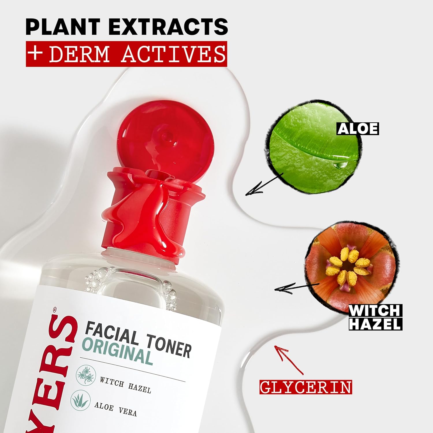 Thayers Witch Hazel Facial Gentle Rose Petal Toner Lotion with Organic Aloe Vera, 355ml : Amazon.co.uk: Fashion