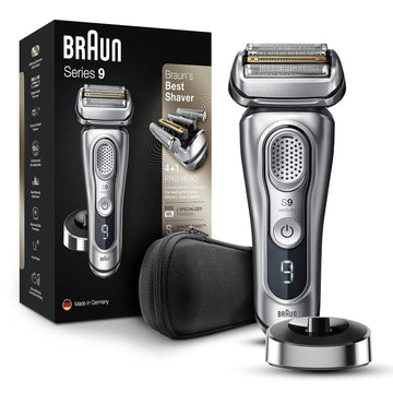 Braun Electric Razor For Men Pop-Up Precision Beard Trimmer, Rechargeable, Wet & Dry Foil Shaver With Travel Case, Silver, 5 Piece Set