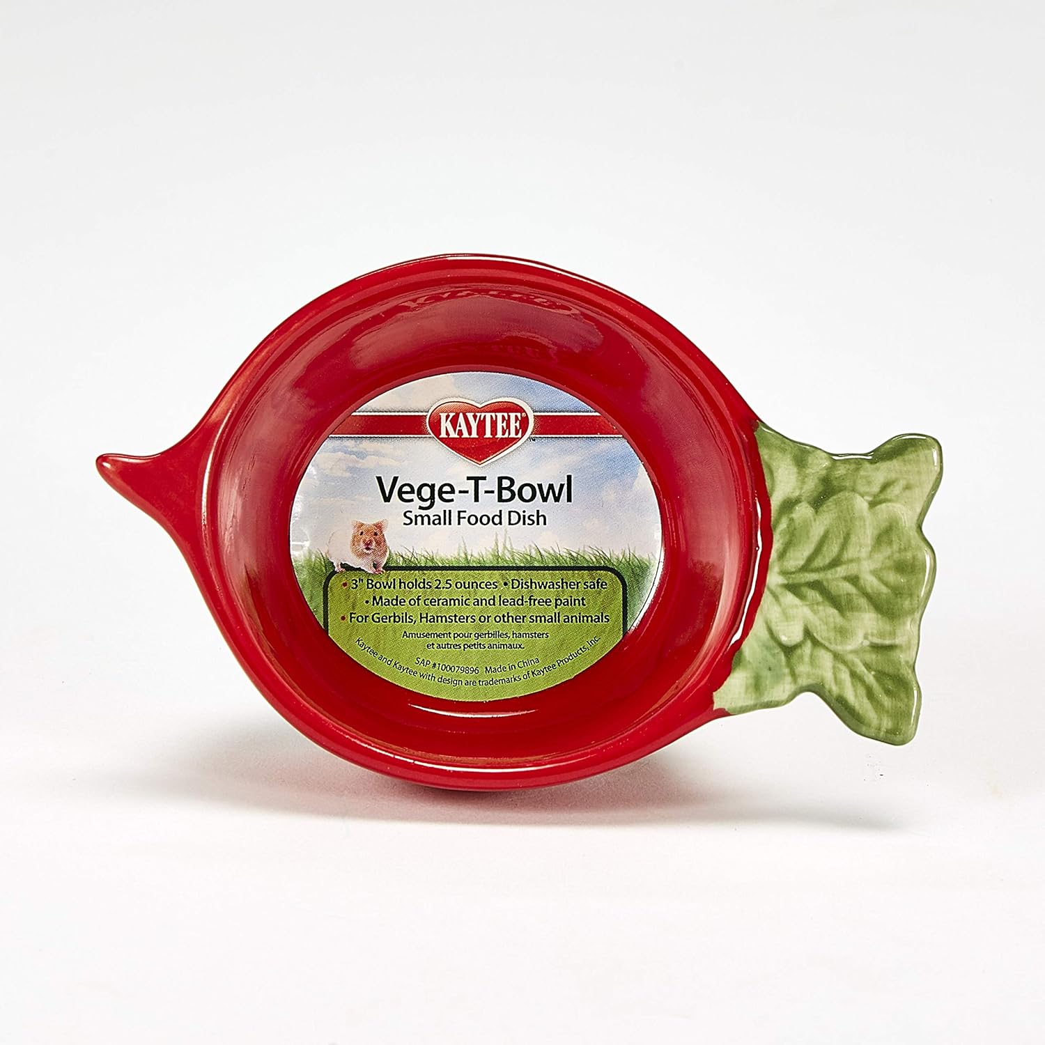 Kaytee Vege-T-Bowl Radish 3 Inches,Green