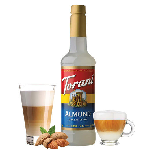 Torani Syrup, Almond, 25.4 Ounces (Pack Of 4)