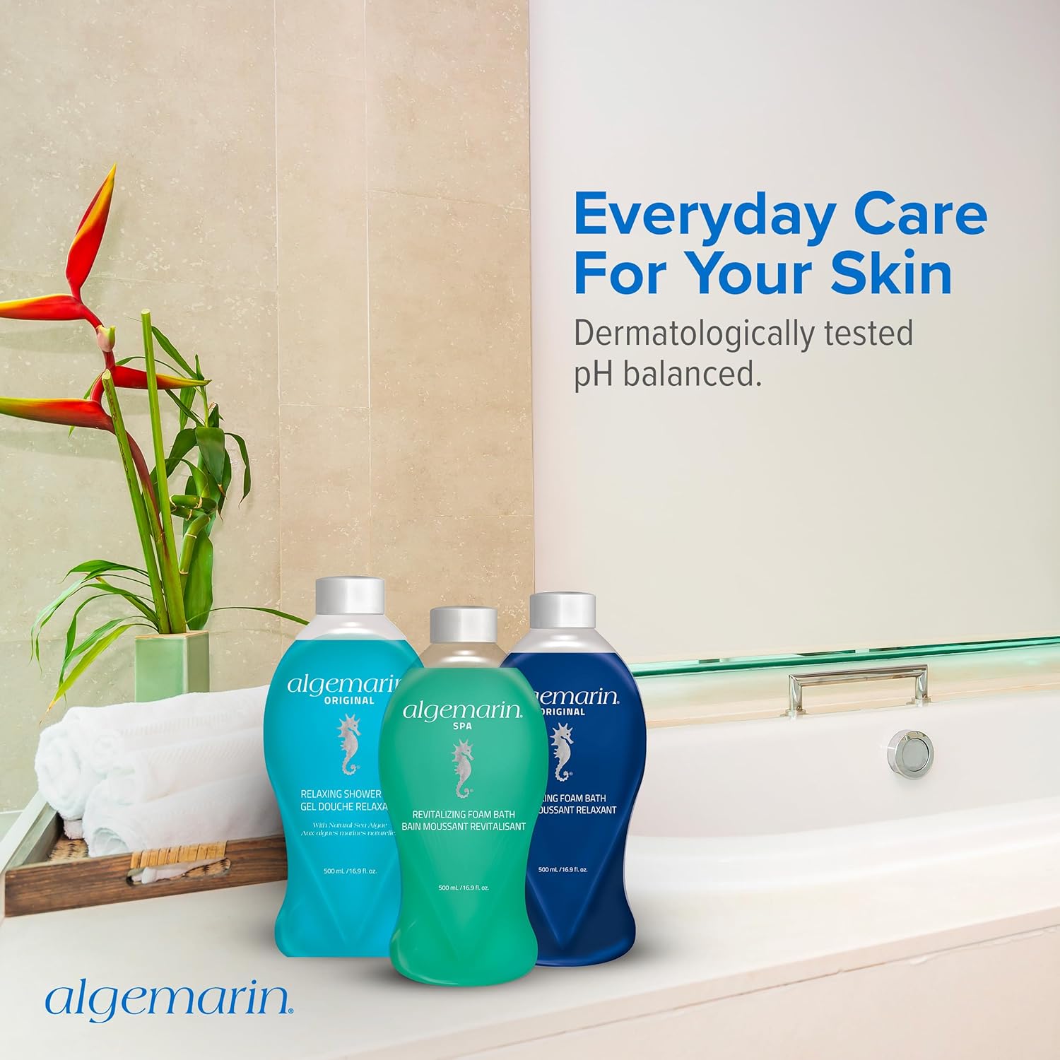 Original Scent Foam Bath – European Sea Aromatherapy (1-Pack, 750 Ml)