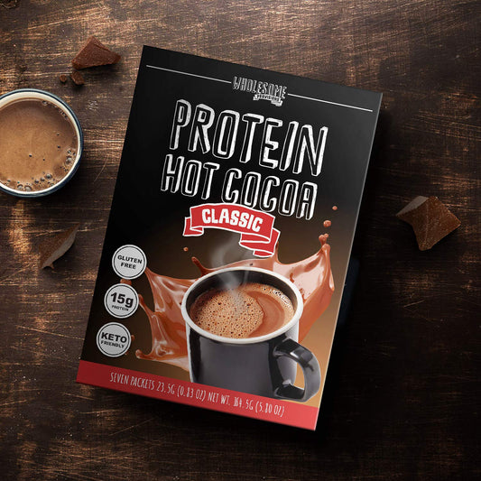 Protein Hot Chocolate, Keto Hot Chocolate Mix, Low Carb Hot Cocoa, 15G Protein, 2G Net Carbs, Low In Sugar, Instant Hot Coco, 7 Individual Macro-Controlled Packages (Classic, 1 Pack)