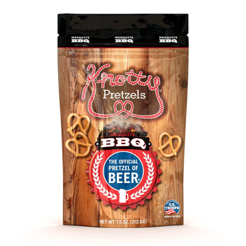 Knotty Pretzels Mesquite Bbq Pretzels, 7.5 Oz
