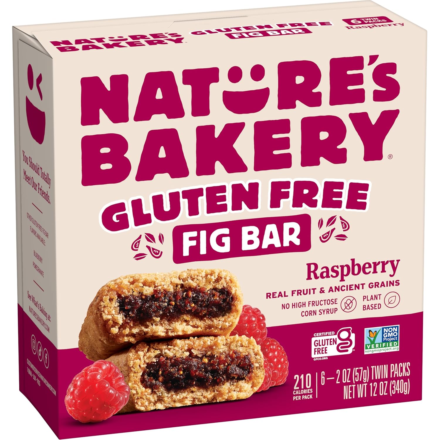 Nature’S Bakery Gluten Free Fig Bars, Strawberry, Real Fruit, Vegan, Non-Gmo, Snack Bar, 6 Boxes With 6 Twin Packs (36 Twin Packs)