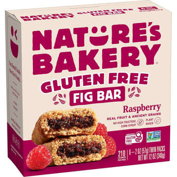 Nature’S Bakery Gluten Free Fig Bars, Strawberry, Real Fruit, Vegan, Non-Gmo, Snack Bar, 6 Boxes With 6 Twin Packs (36 Twin Packs)