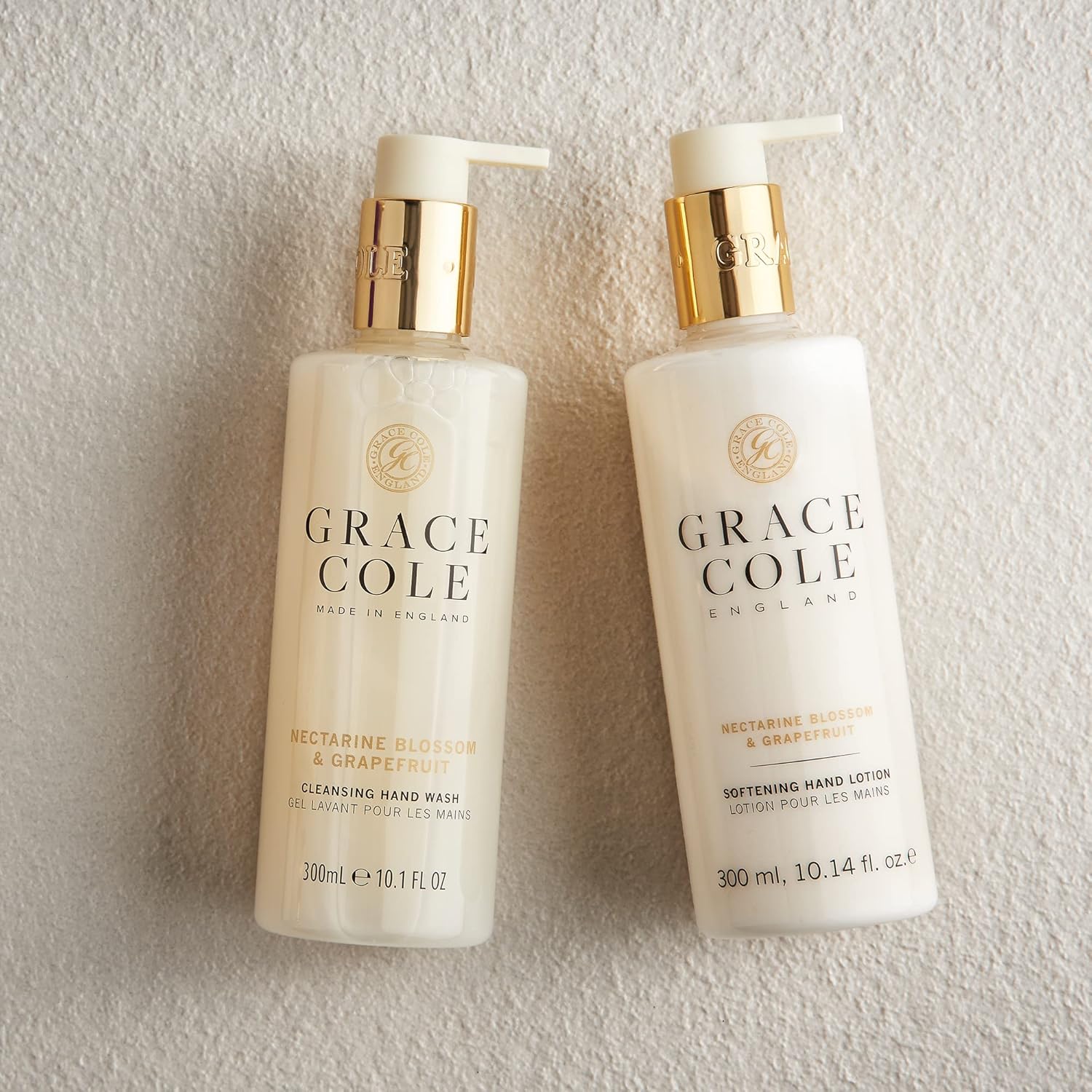 Grace Cole Nectarine Blossom and Grapefruit Hand Wash 300ml - Essential Oils - Moisturising Liquid Soap - Vegan and Cruelty Free, No SLS or Parabens - Made in England : Amazon.co.uk: Beauty