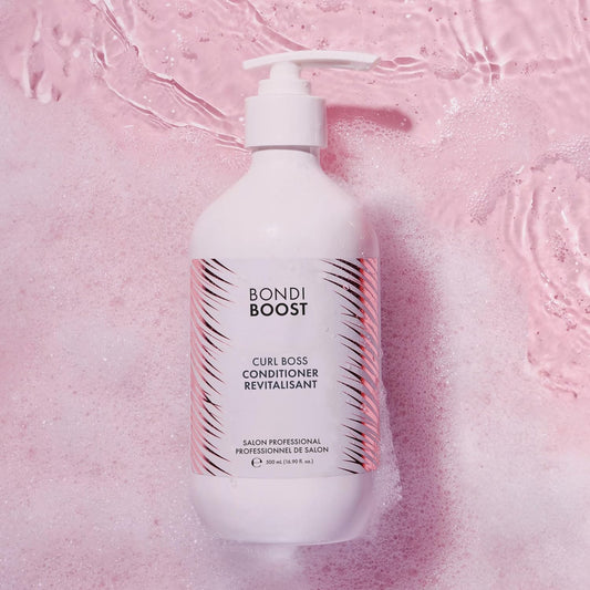 Bondiboost Curl Boss Defining Conditioner - Silicone-Free, Aloe-Based Formula With Vegetable Squalane (Sugarcane) & Six Oil Blend For Hydrated, Frizz-Free, Defined Curls - Vegan & Cruelty-Free, 300Ml