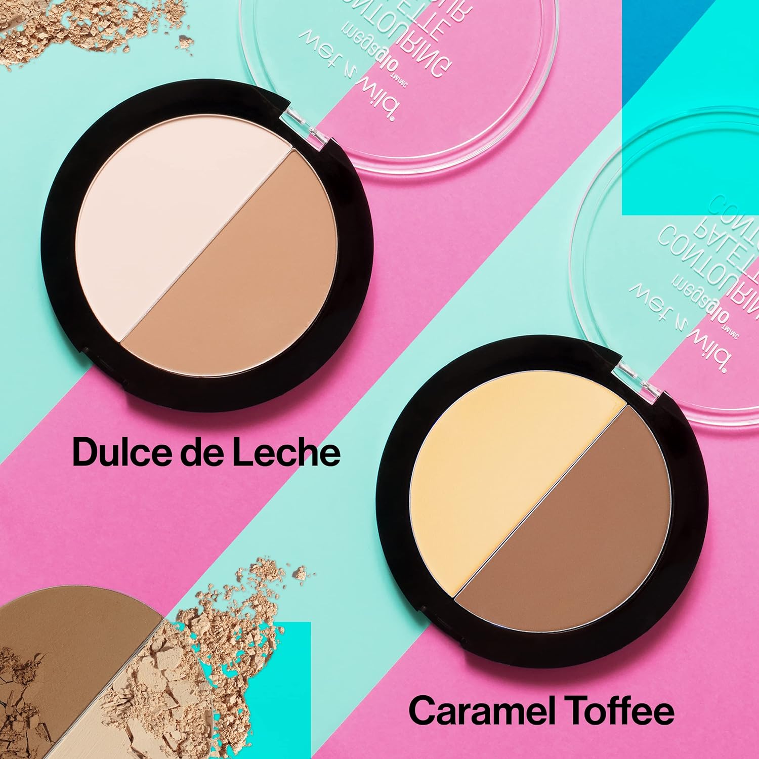 wet n wild MegaGlo Contour Palette, Dulce De Leche | Contouring Powder Face Kit | Flawlessly Sculpted Face : Everything Else