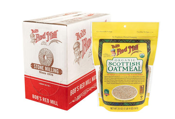 Bob's Red Mill Organic Scottish Oatmeal, 20-ounce (Pack of 4)