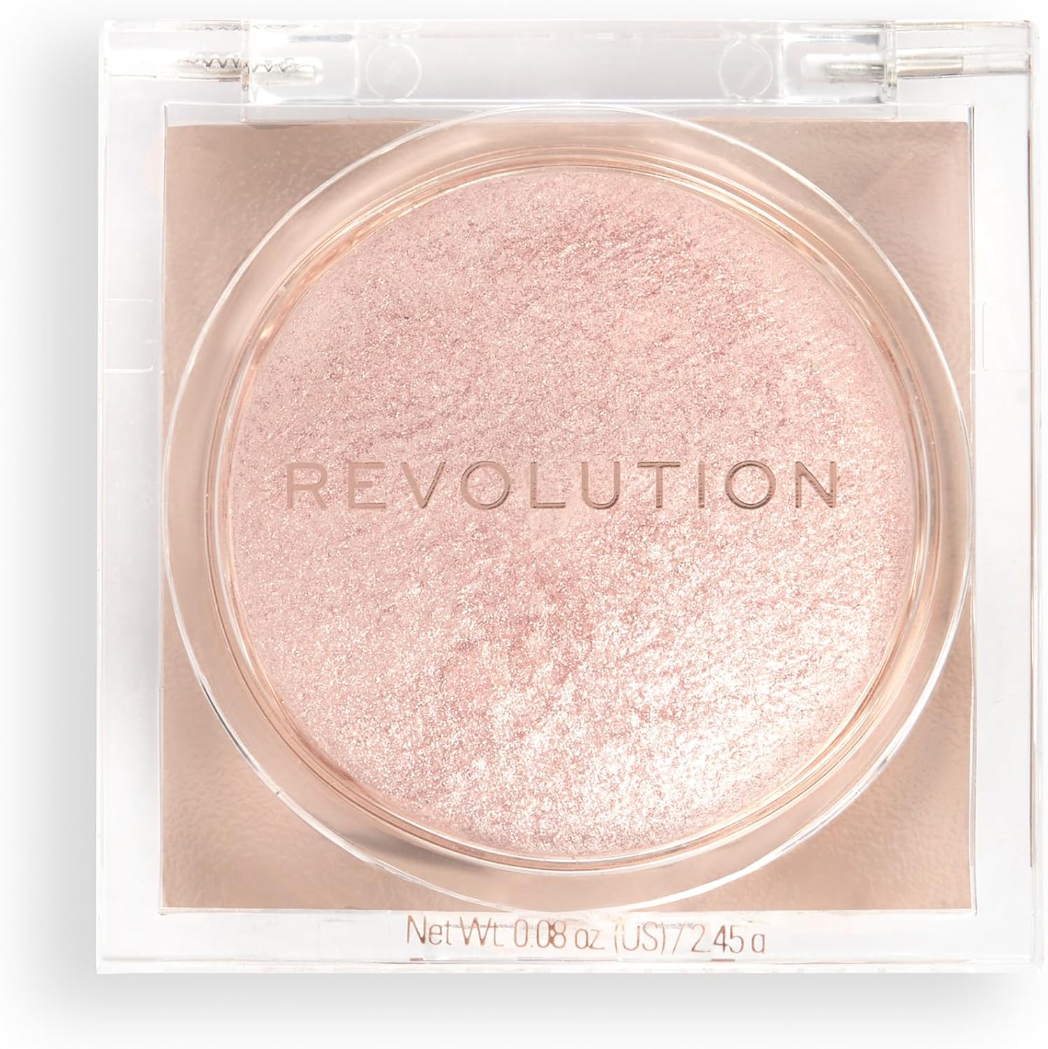 Makeup Revolution Beam Bright Highlighter, All Over Face Glow, Powder To Liquid Formula, 5 Different Shades, Golden Gal