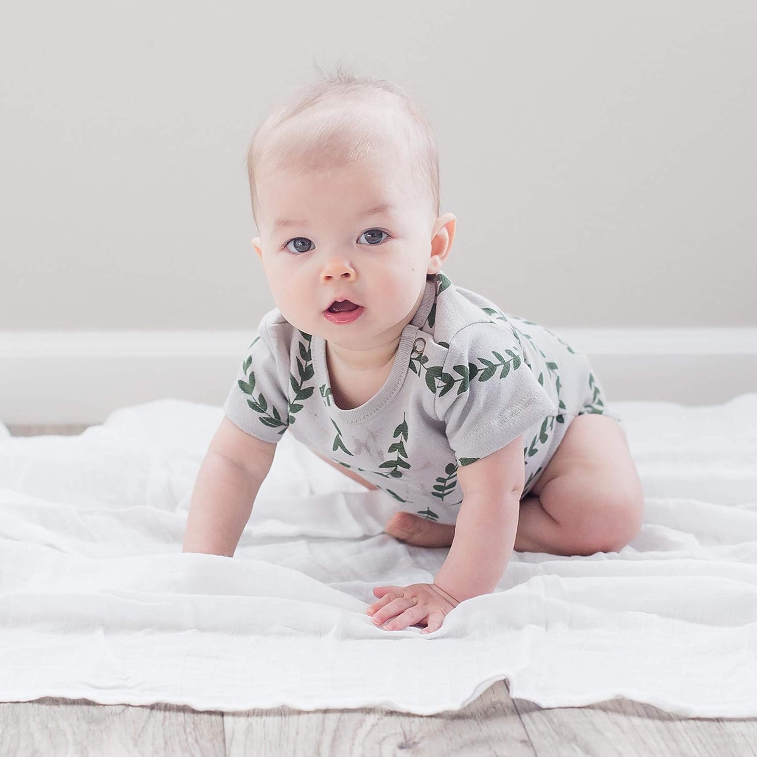 Natemia Baby Muslin Swaddle Blankets - Muslin Swaddle Blankets Boy And Girl, Swaddles For Newborn, Soft And Breathable Baby Girl Muslin Swaddle Blanket, Newborn Baby Essentials, 47" X 47", 2-Pack