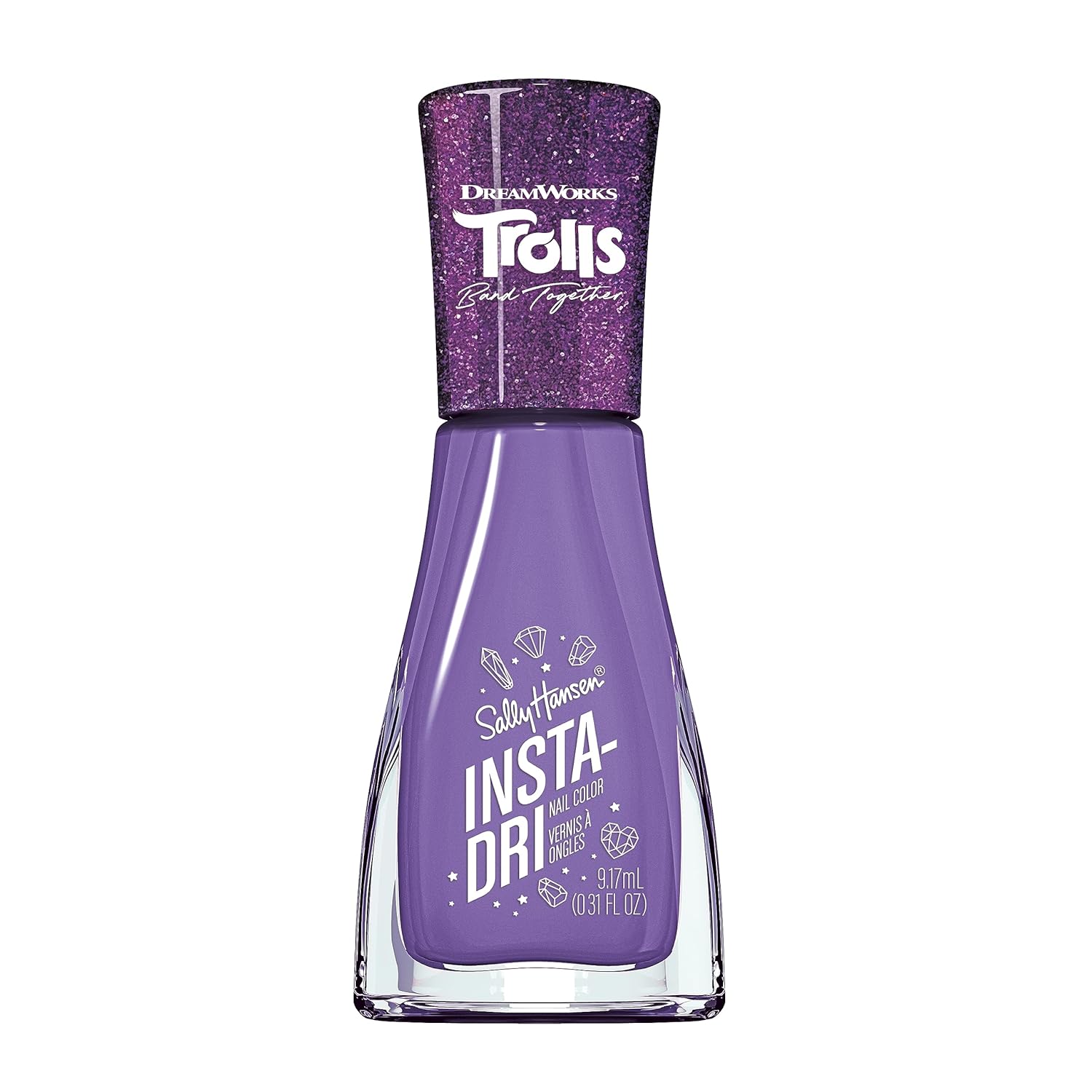 Sally Hansen Insta-Dri X Trolls Nail Polish Collection - Vacay Island - 0.31 Fl Oz