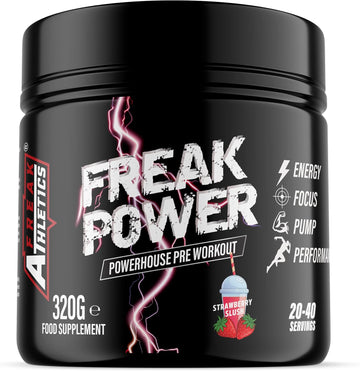 Freak Power Pre Workout 320G Pre Workout Powder (Strawberry Slush)