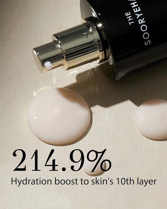 Sooryehan The Black (Essence Moisturizer, 130Ml/4.4Fl Oz) - Lightweight Cream For Moisture Barrier, Rejuvenate Dull, Aging Skin. Premium Korean Skin Care. Black Yeast, Hyaluronic Acid