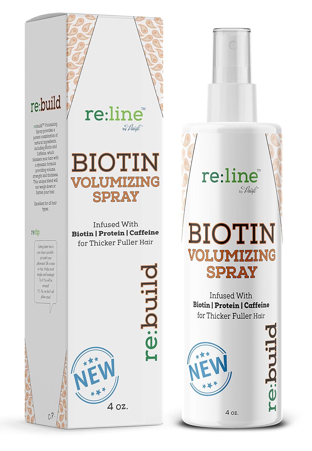 Biotin Volumizing Spray for Hair - Natural Hair Thickening Spray - Biotin Hair Thickener for Fine Hair - Texture Spray for Hair - Volumizer for Fine Hair - Hair Growth Products for Men and Women