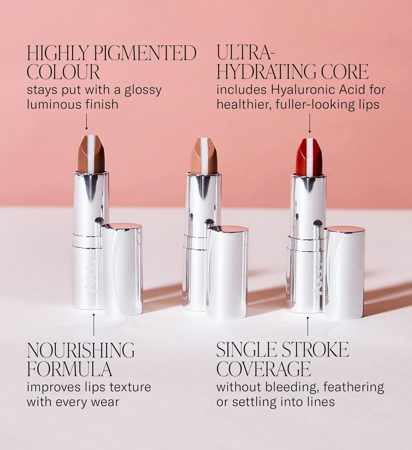 Mii Cosmetics Lip + Lash Lipstick and Mascara Duo Gift Set | Professional Makeup Set | Plumping Lipstick & Volumising Mascara | Perfect Make Up Gift Set & Holiday Beauty Kit | In Bloom : Amazon.co.uk: Beauty